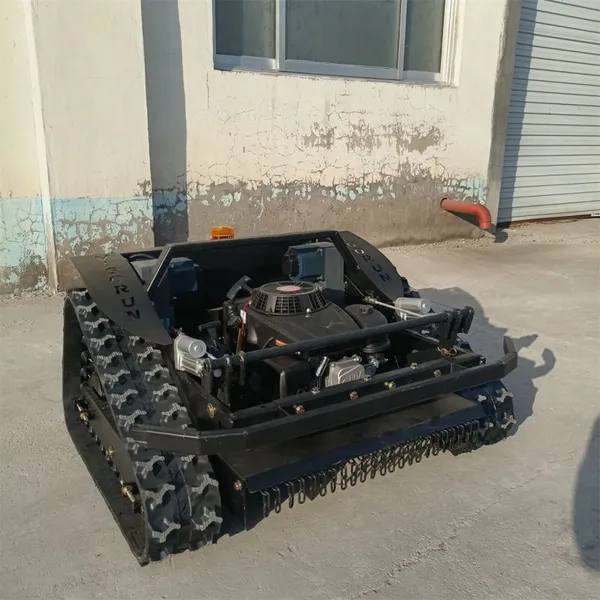 Gasoline Engine Self-powered Dynamo 16HP Power Consumption Wireless Radio Control Grass Cutter photo-2