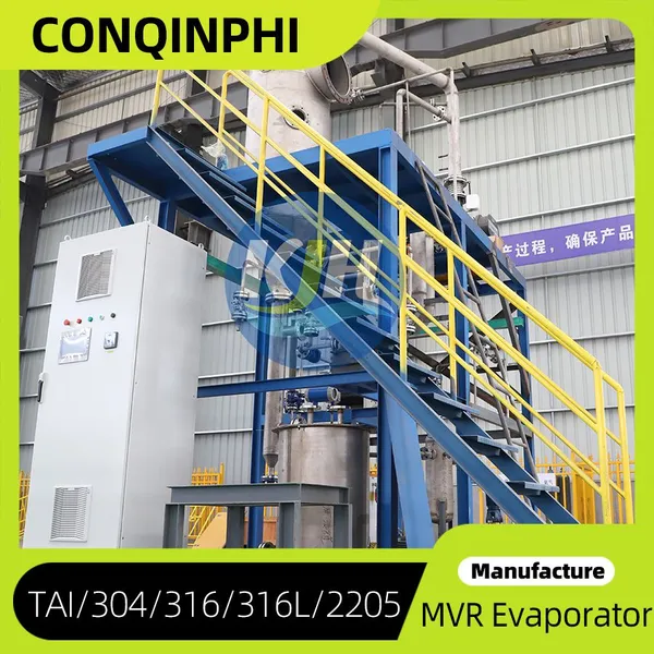Skid-mounted Evaporator 1 Year Warranty, Free Technical Training, 304 Stainless Steel, 220V, 500L/H photo-5