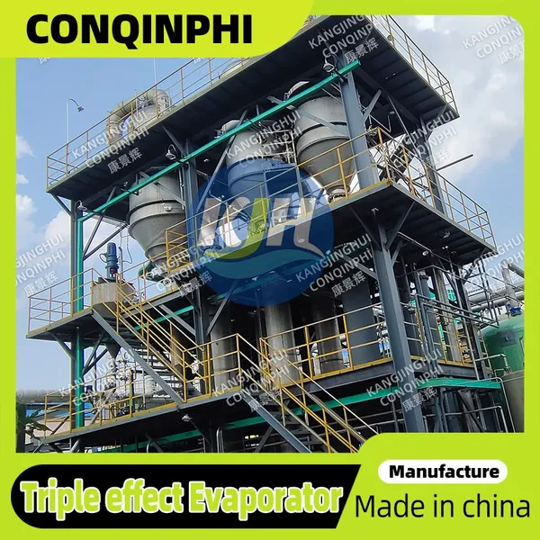 Industrial Four-Effect Evaporation Crystallization System With PLC Control photo-3