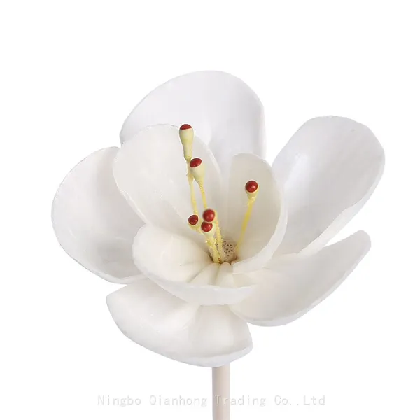 Air Freshener Decoration Artificial Flowers Handmade Aroma Diffuser Flowers Natural Sola Wood Flower
