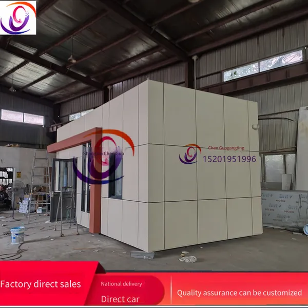 Scenery Security Toll Booth With Wheels, Trapezoidal Guardhouse and Management Room, One-bedroom and One-bathroom School Guardhouse With Balcony, Custom-made Scenery Security Toll Booth With Wheels