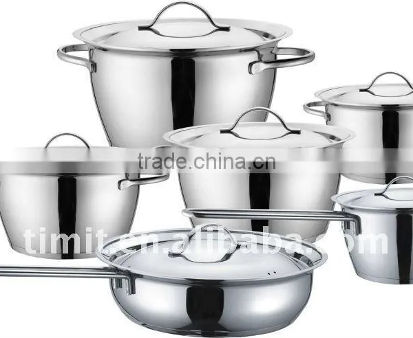 New 12pcs cookware set stainless steel