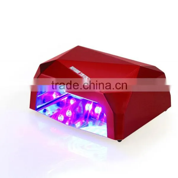 36W LED Nail Dryer LED Nail Art UV Lamp Light Gel Curing Machine Diamond Shaped photo-2