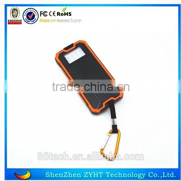 Solar Power Charger in 8000mah With Dual Usb Output photo-2