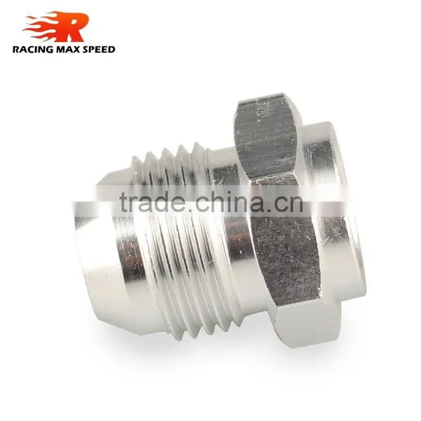Real Alloy Fittings Hose Connector Wholesale An Male Aluminium Weld On Fitting Aluminum Hose Adapter AN4-ONE photo-4
