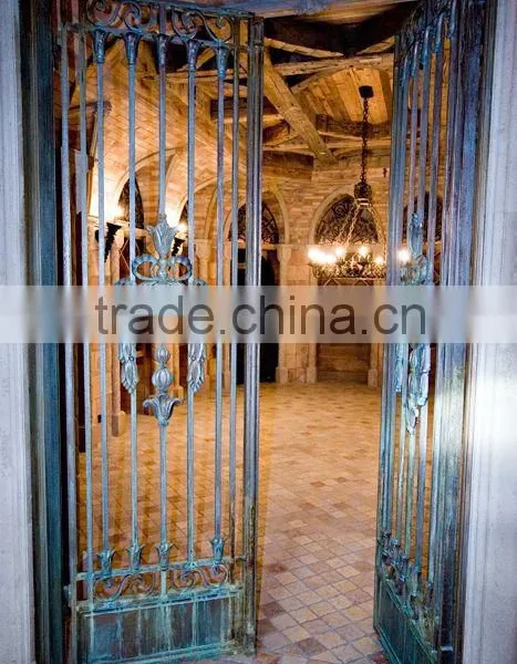 Wrought Iron Decorative Wine Cellar Gate,customized Size,hand-forged Door photo-2