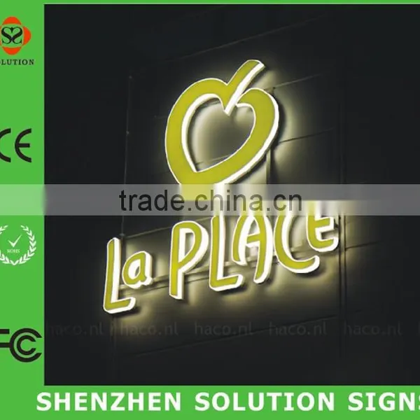 Outdoor Illuminate Business Name Street Sign photo-5