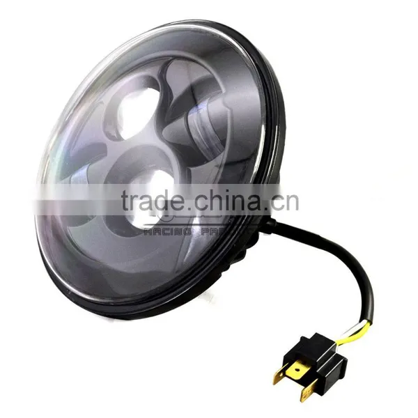 BJ-HL-012 Highly Recommended 7" Round 40W LED Projector Motorcycle Headlight photo-3