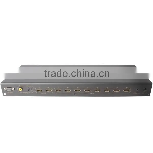Hdmi Switch Splitter 8x2 With Spdif Optical Output photo-3
