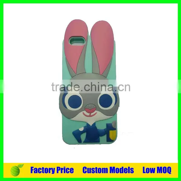 Zootopia Judy Custom Silicone Mobile Phone Case Cover for Apple Iphone6 Mobile Case Cover photo-2