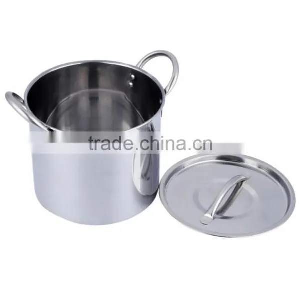 2015 Tall Stainless Commercial Steel Heavy Duty Stock Pots Made in China photo-2