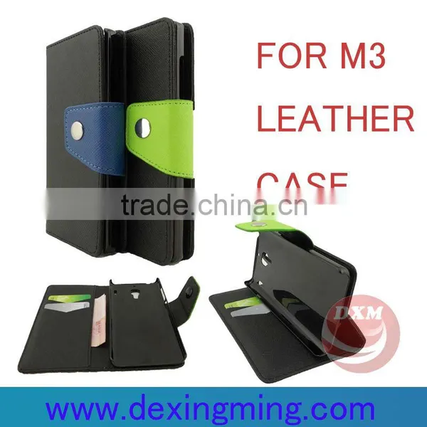 Newes!!! Contrast Color Style Synthetic Leather Cases for Xiaomi M3 Accesories