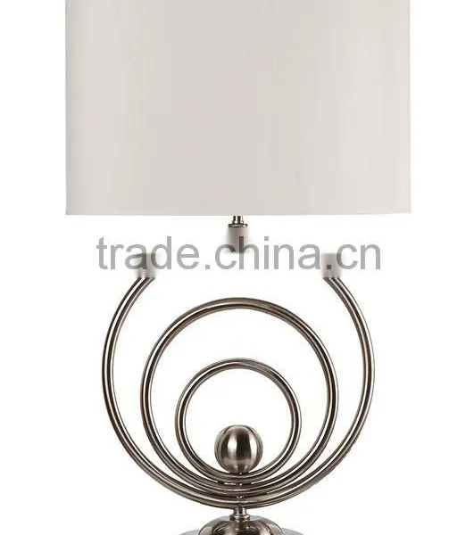 Modern Circle Rings 32"H Metal Table Lamp