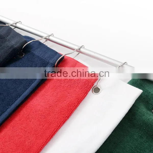 Custom Monogram Embroidery Logo Golf Cotton Velour Towel photo-3