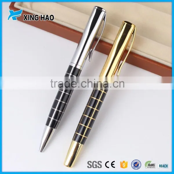 Golden and Black Color Promotional Heavy Metal Ball Pens With Logo Heavy Metal Pens for Promotional Items