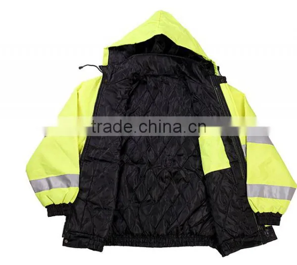 3m Reflective Safety Jacket Cheap High Visible Road Safety Winter Reflective Jacket photo-2