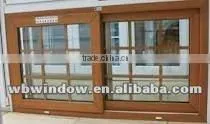 High Quality Wood Color PVC Matal Aliding Window Factory in Foshan photo-4