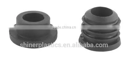 Black Rubber Hole Plugs