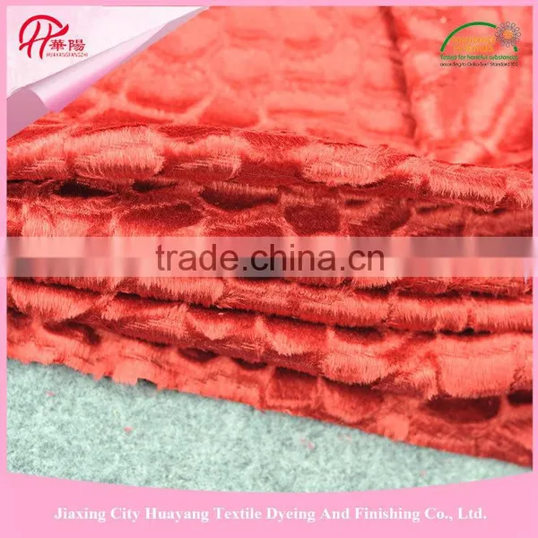 New Fashion Haining 100% Polyester Short Pile Fabric for Toys,sofa photo-4
