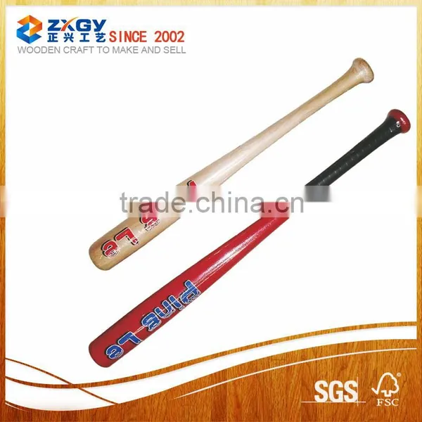 Water Transfer Print Logo Baseball Bat Rubber Wood Baseball Good Logo