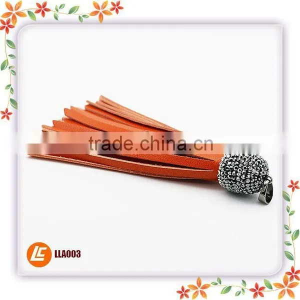 High Quality Real Leather Tassels for Shoes and Bags for Bracelets for Jewelry photo-4