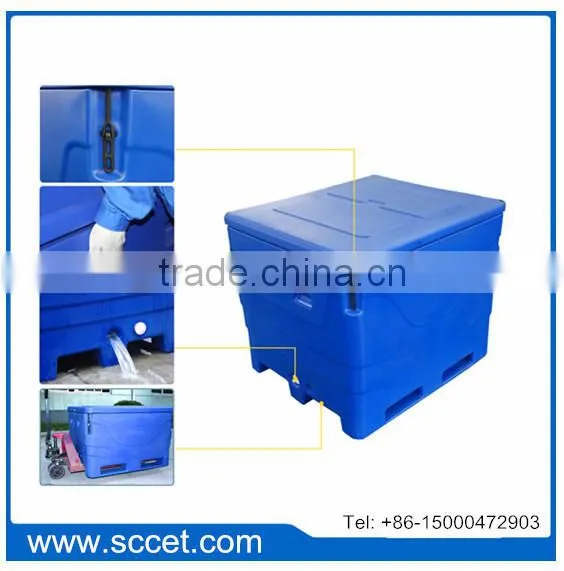 1000L Large Cooler Fish Transport Bin for Fish Storing and Transferring Fish photo-3