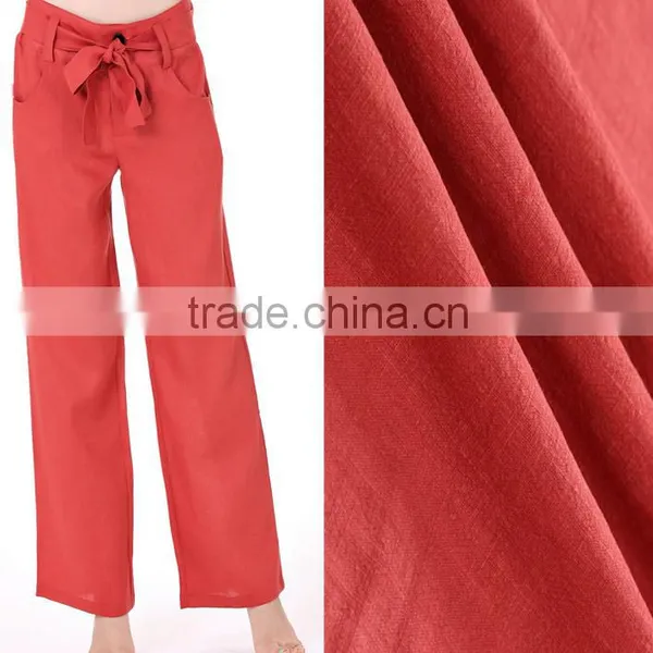Popular 8*8/37*39 100% Ramie Dyed Fabric