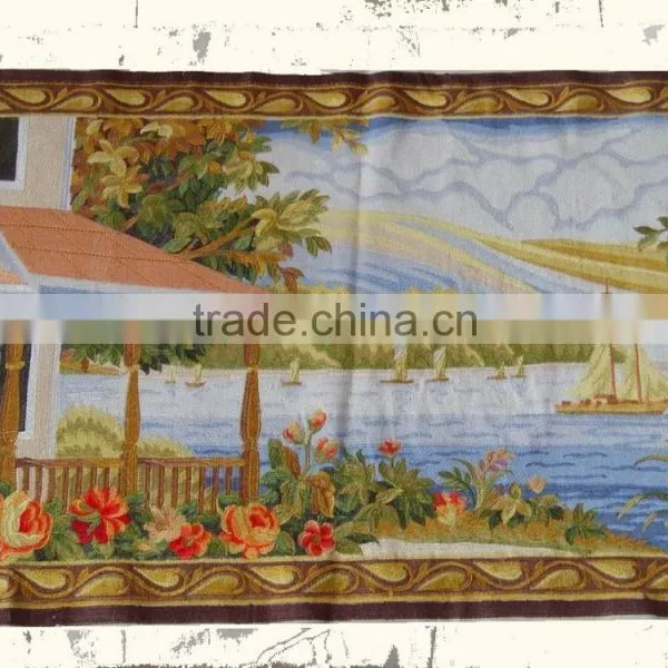 Professional Embroidery Tapestry/Traditional Machine Embroidery Tapestry/Vintage Tapestry/Retro Tapestry