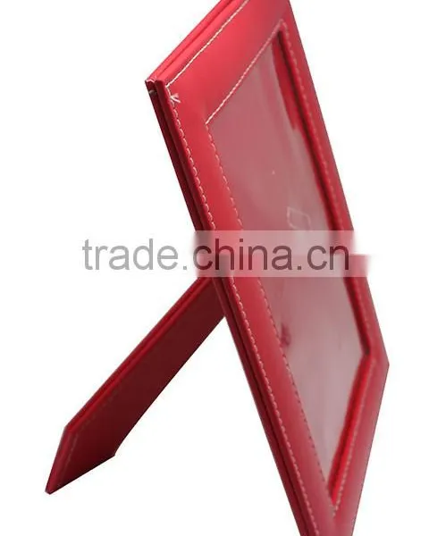 Most Popular Exquisite and High Quality Square Leather Small Photo Frame