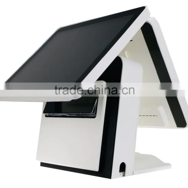 SUP-SPOS507 15" Dual Screen Pos System / Touch Screen Ordering System / Windows & Linux photo-2