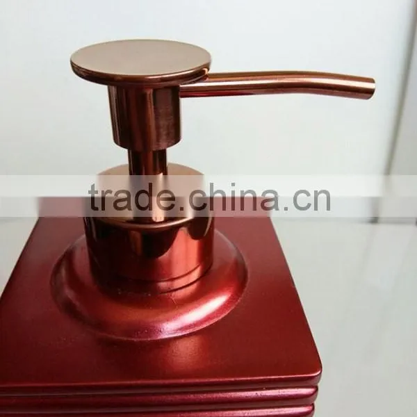 Ceramic Bathroom Accessories Set Holder 3 Pcs : Tumbler, Soap Dish, Dispenser photo-5