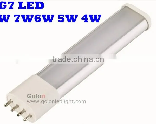 2g7 led PLS lamp 4 pin 8w 234mm long 230V 4000K 5000K 6500K 3 years warranty G23 DHL Fedex free shipping