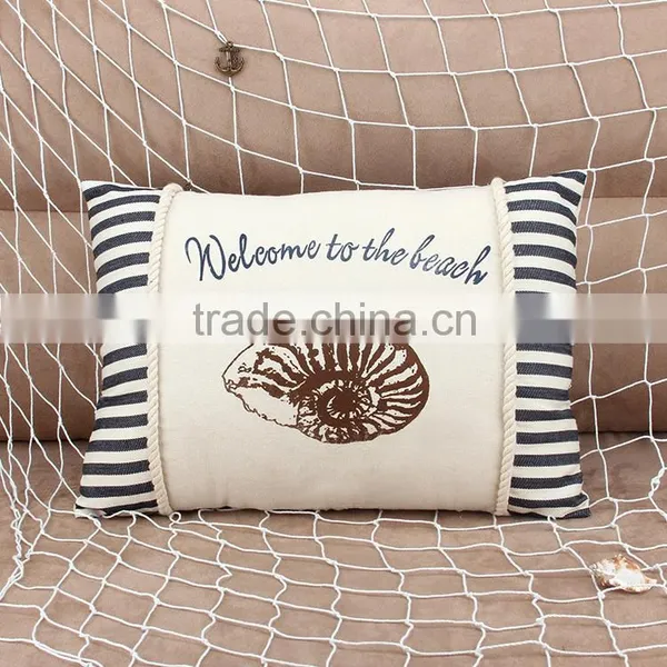 Fashion Square Pillow Block Marine Life Cushion Cover photo-2