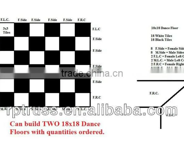 Moving Outdoor Dance Floor for Mobile Truck and Trailer photo-5