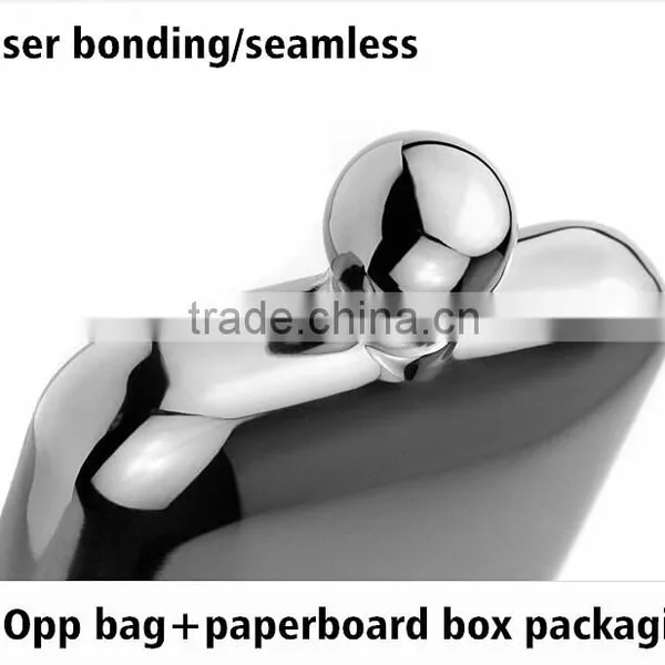 Laser Welding 6oz Stainless Steel Hip Flask/hot Selling 6oz Seamless Welding Hip Flask for Promotion photo-5