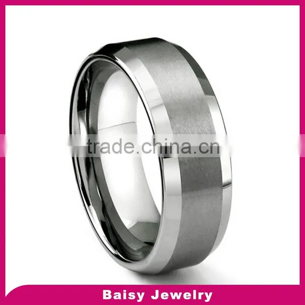 China Factory Direct Sale 8MM Tungsten Ring Men