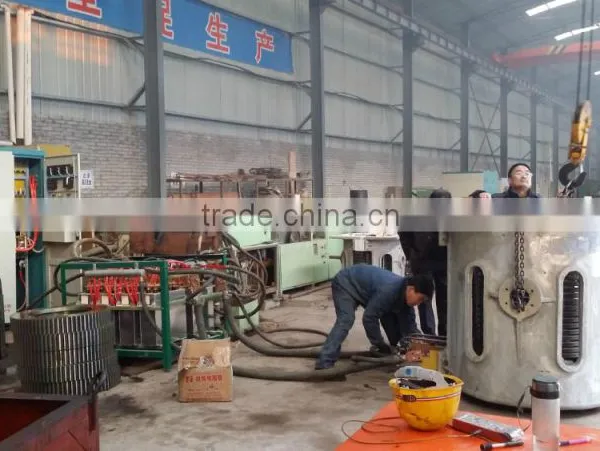 Stainless Steel Shell Induction Melting Furnace for Copper Melting and Casting photo-2