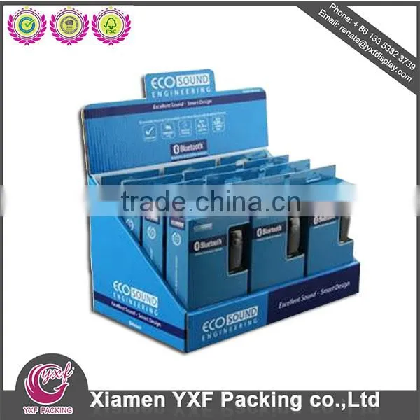Custom Advertising Cardboard Floor Display Stand Unit photo-6
