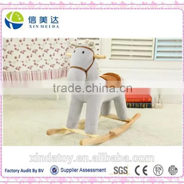 Plush Rocking Horse/anmal Wooden Horse Toys for Kids Quality Choice