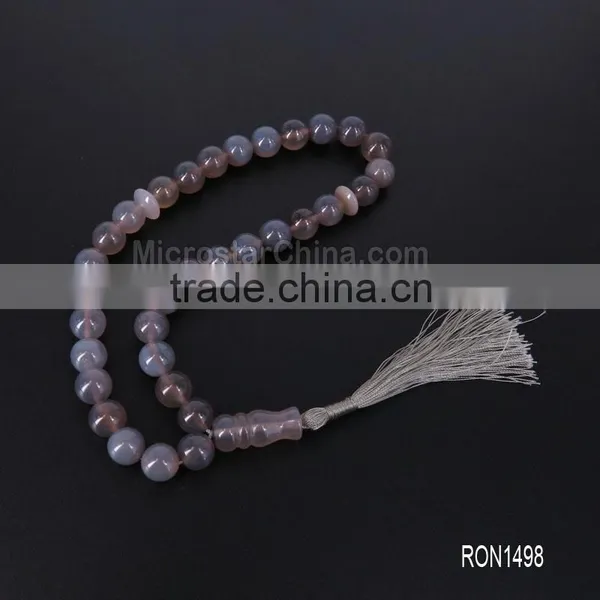 Wholesale Hot Sale Top Quality Allah Misbaha 33 Beads of Pink Quartz Tasbih Tesbih Tespih photo-6