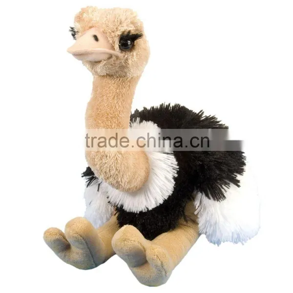 St Ostrich Toys Ostrich Feather Plush Material Cotton Filled