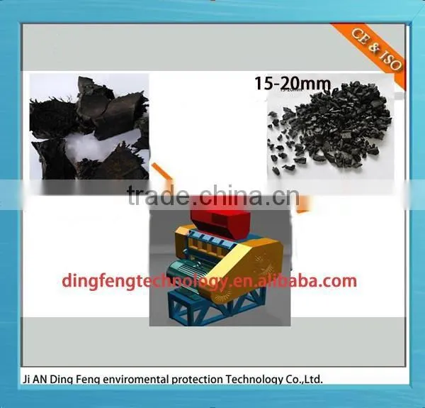ISO Jian Dingfeng Environmental Latest Technology Recycling Small Tire Shredder photo-3