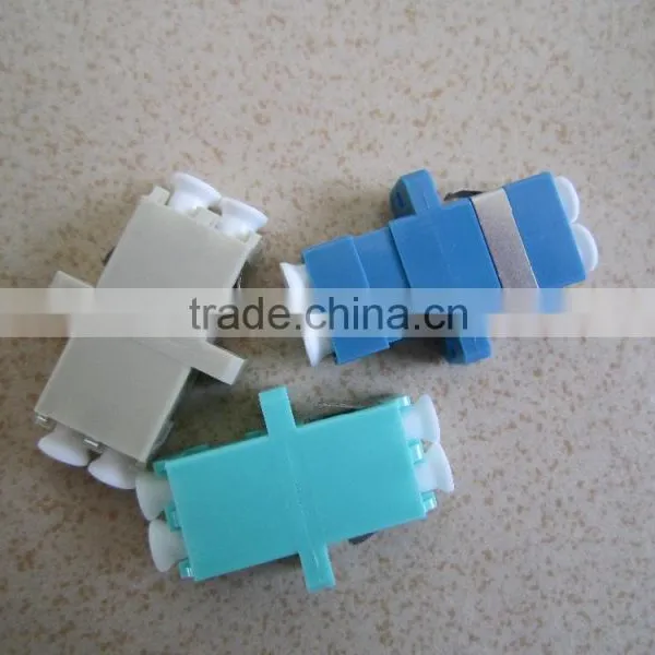 Duplex Singlemode Fiber LC Optic Adapter With Blue Sleeve in Telecommunication Equipment photo-2