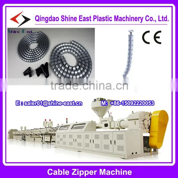 Tube Espiral Production Line / Plastic Espiral Cables Spiral Wrap Hose Machine photo-3