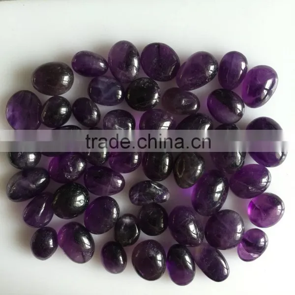 Natural Amethyst Quartz Tumble Purple Lot Translucent Opaque Untreated Loose Gemstone