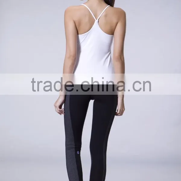 Simple Style Breathable Quick Dry Women Workout Tank Sports Cami photo-3