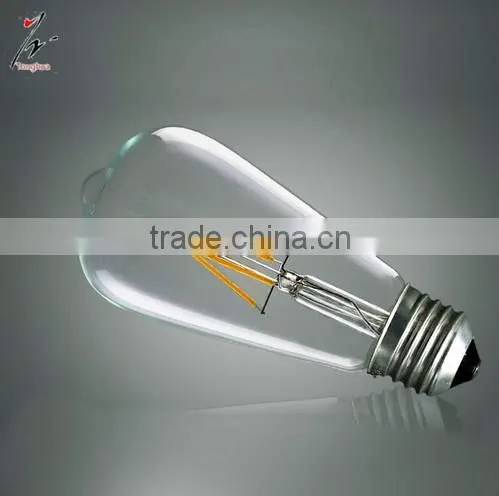 Loft Style LED Short Filament Bulb ST64 E27 2W 4W 6W 8W Warm White Light Bulb photo-3