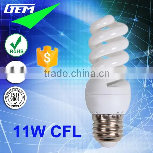 2700-6500K E14 E27 B22 T2 T3 Tube 11W Full Spiral Energy Saving Lamps photo-3