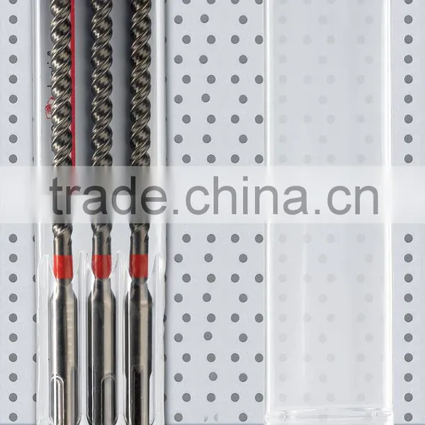 PP Transparent Plastic Drill Tube Packaging Box With Hanger Slim Pack photo-2