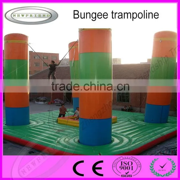 China Factory Hot Sell Inflatable Bungee Trampoline Sale photo-4